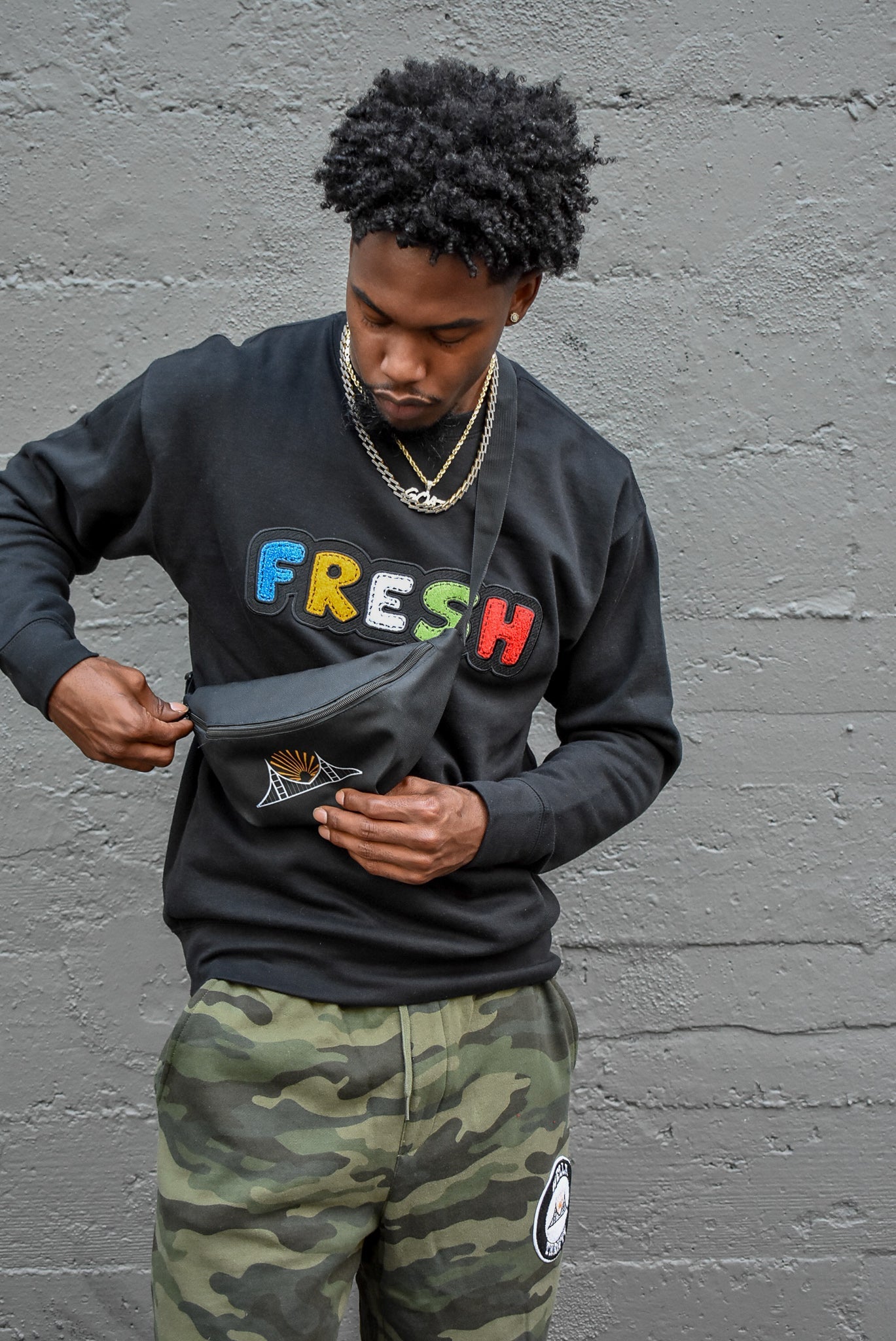 Black Fannypack - HellaThrifty