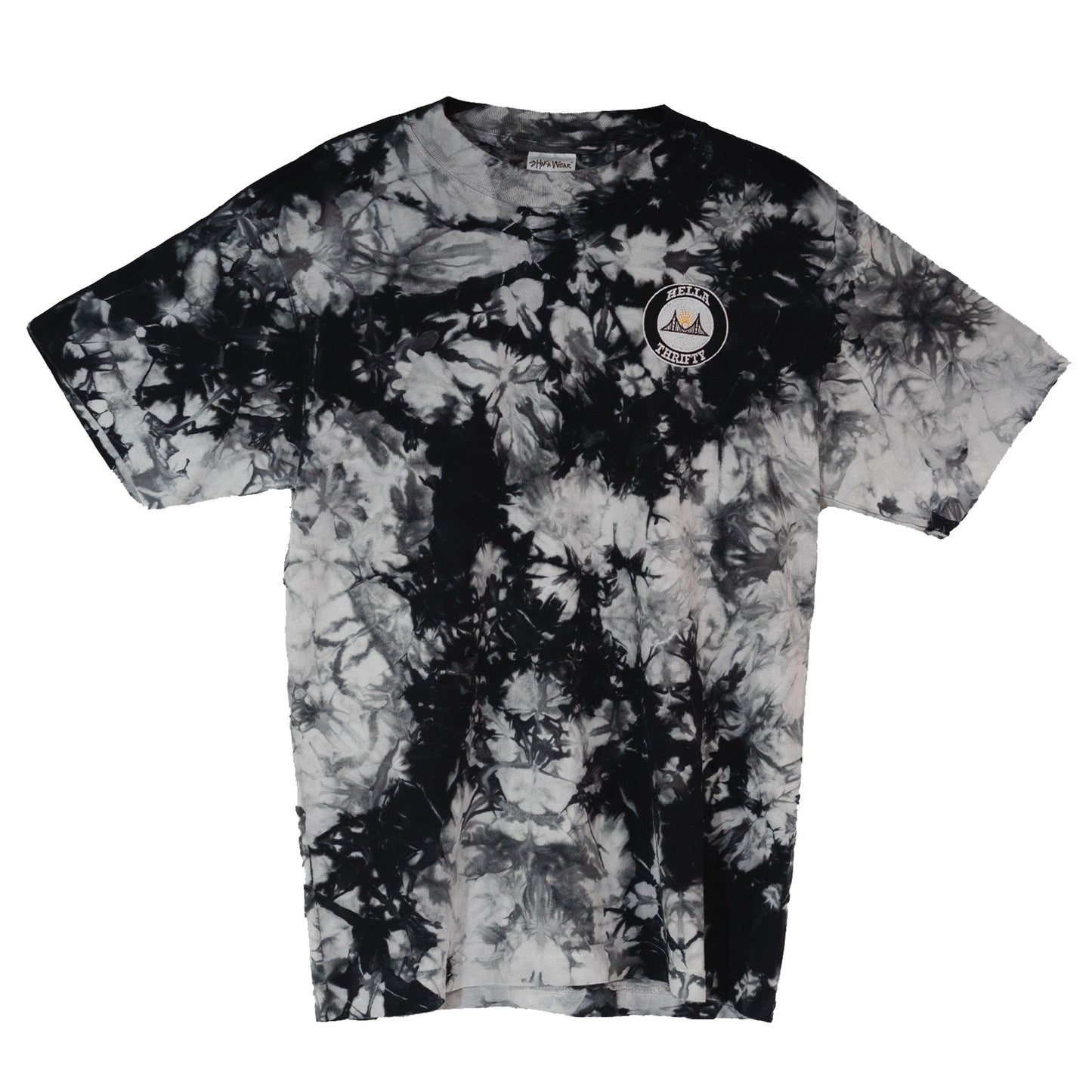Black Tie Dye Shirt - HellaThrifty