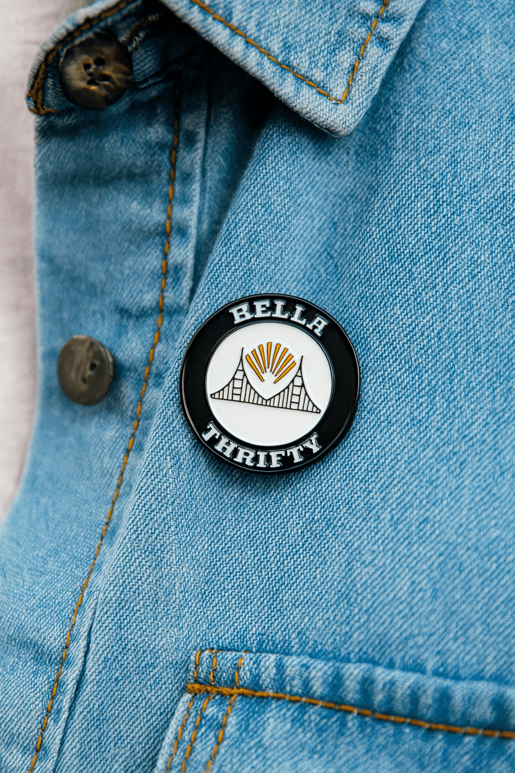 Enamel Pin - Hella Thrifty