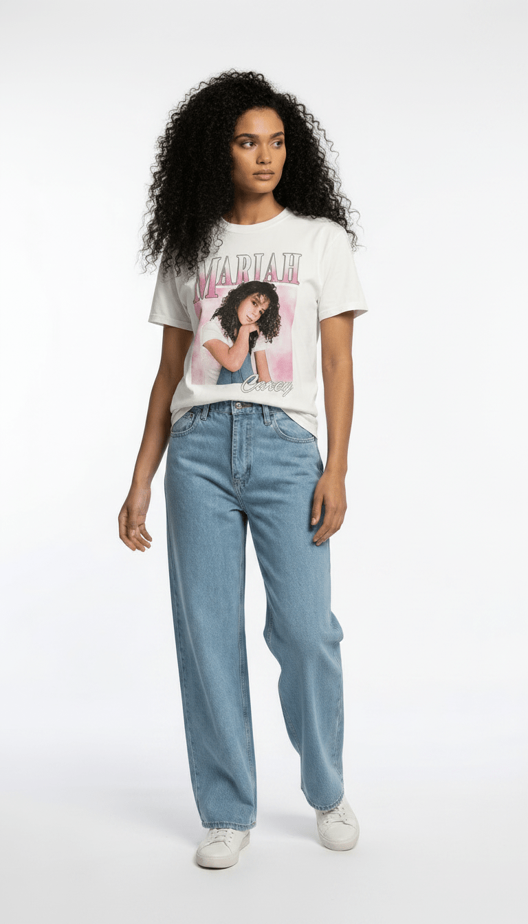 90s Mariah Carey Shirt - Hella Thrifty