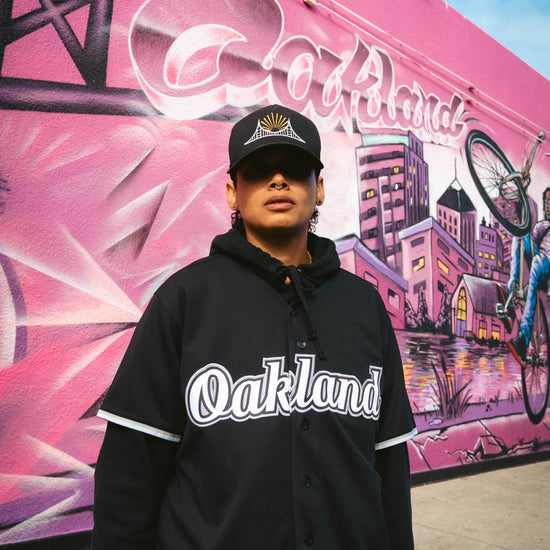 hella thrifty bay area a-frame snapback hat 