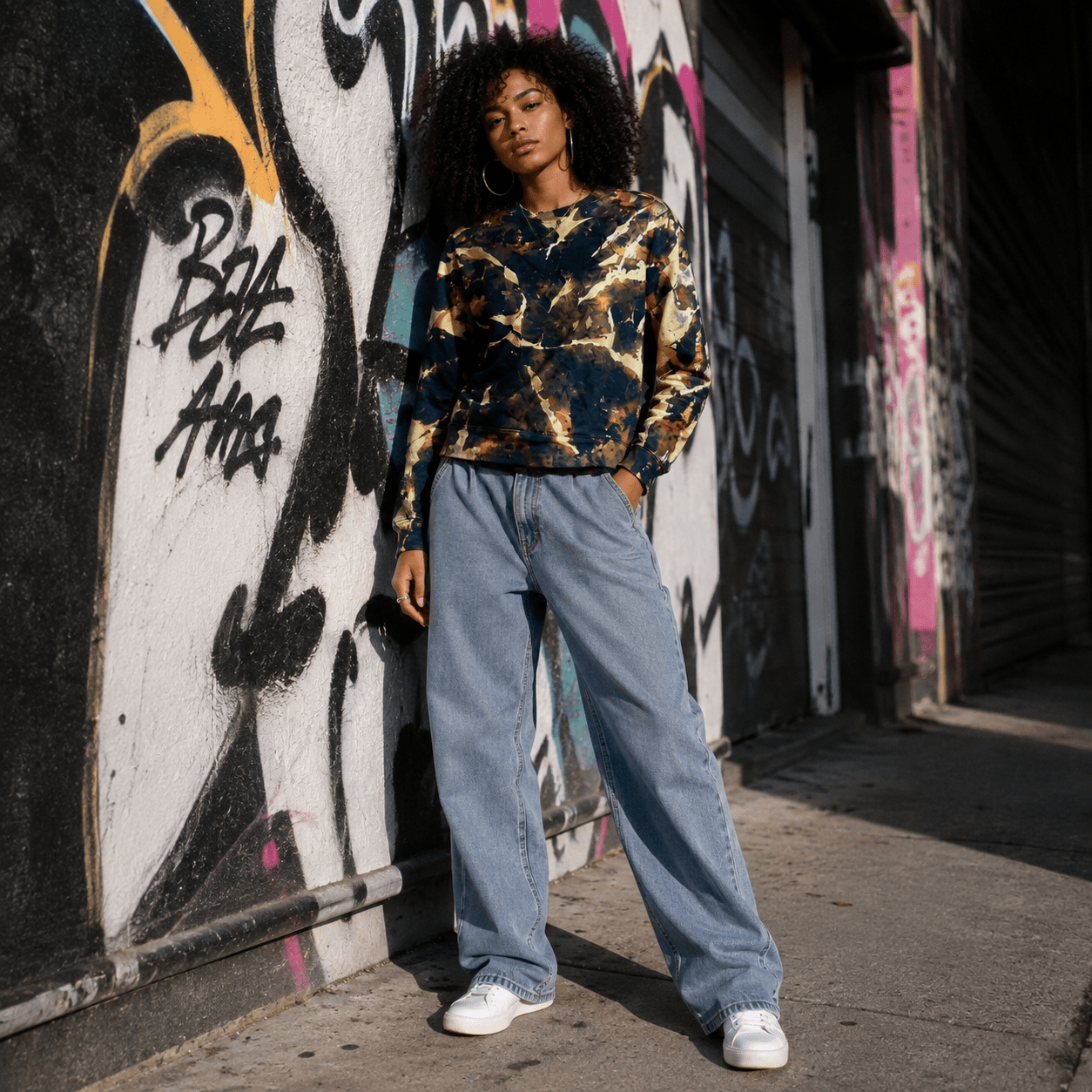 Tie Dye Sweatshirt - Hella Thrifty